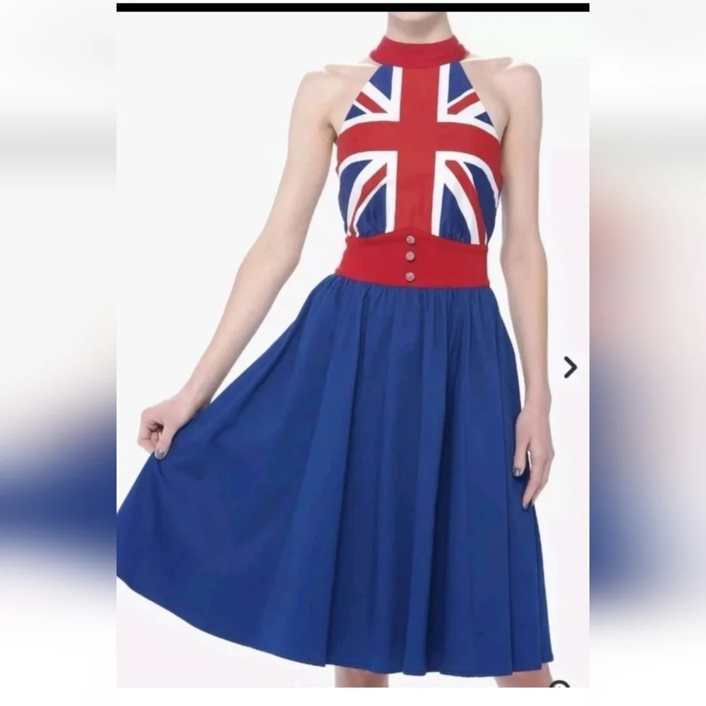 Her Universe Marvel Captain Carter Halter Dress - Picture 1 of 15